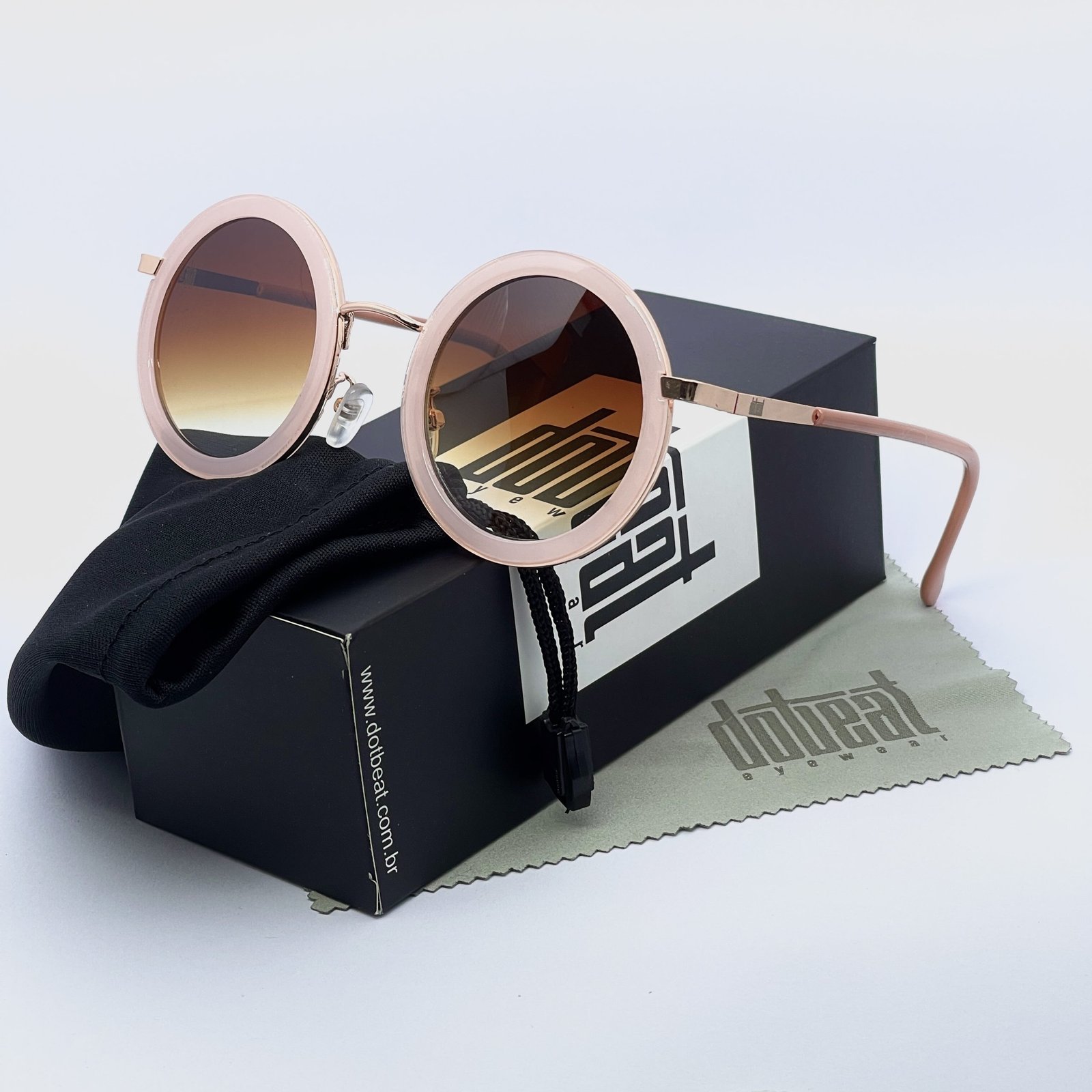 Óculos de Sol Dot Beat Bali Feminino Rosa - Image 5