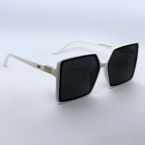 Óculos de Sol Dot Beat Veneza Feminino Quadrado Branco