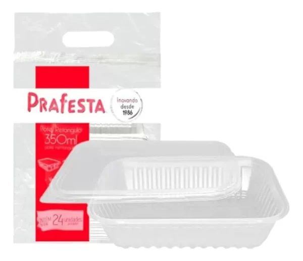 Pote Micro E Freezer 350ml Prafesta C/24u Marmita Fitness - Imagem 3