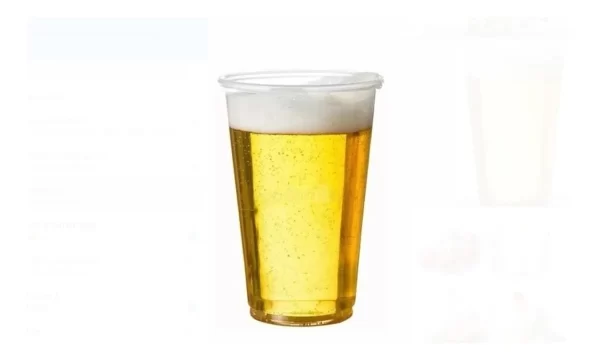Copo Descartável 500ml Chopp Pp Liso Com 50 Unidades - Imagem 3