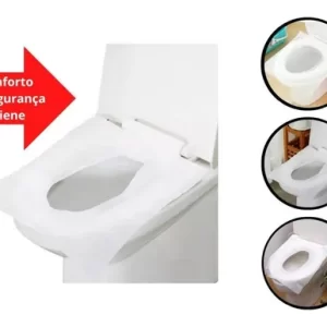 Protetor Sanitário Descartável Biodegradável - C/ 86 Folhas