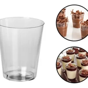 100 Mini Copo Para Brigadeiro Acrílico 25 Ml Para Festa