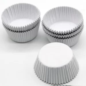 Forminha Papel Branca Cupcake Empada Nº00 Forma Forneável