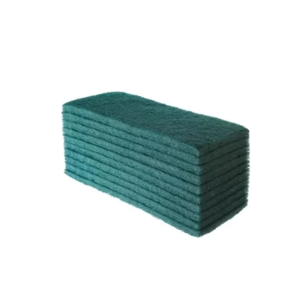 Kit 10 Esponjas Fibra Verde Limpeza Uso Geral 25x10x8mm - Imagem 6