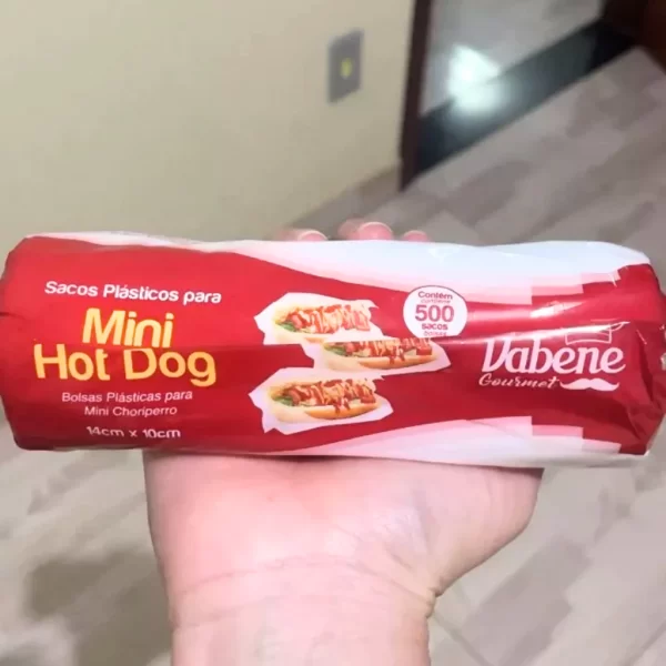 Sacos Embalagem Mini Cachorro Quente Hot Dog Delivery 500un - Imagem 6