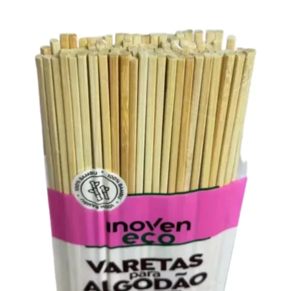 Vareta Palito Algodão Doce Quadrada 40 Cm Resistente até 400Und  " - Imagem 2