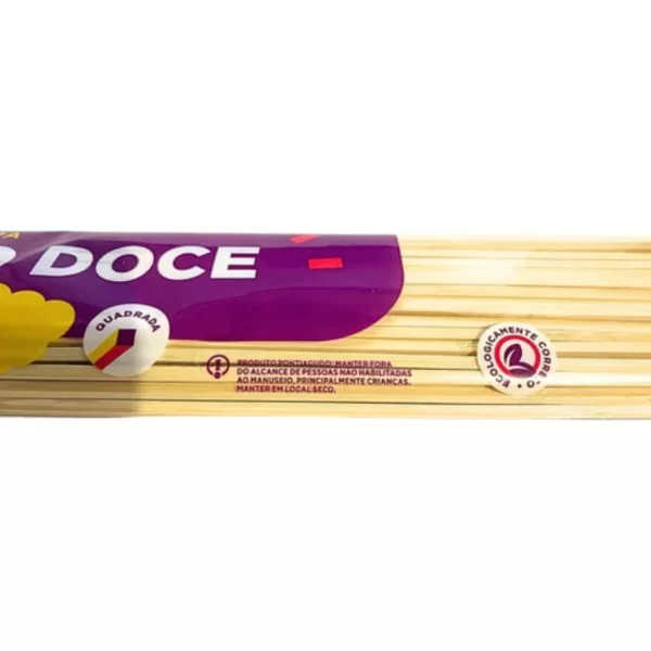 Vareta Palito Algodão Doce Quadrada 40 Cm Resistente até 400Und  " - Imagem 5