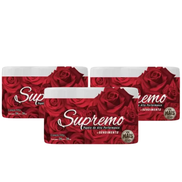 Papel Toalha Interfolha Branco 1000Fls 20x20 Supremo Luxo