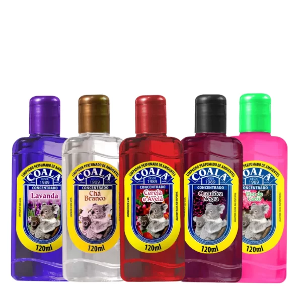 Kit De 3 Limpadores Concentrado Varios Aromas Coala 120ml - Imagem 8