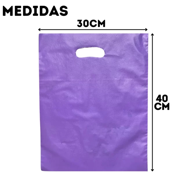 Sacolas Plástica Premium Boca de Palhaço 30x40 - Imagem 6