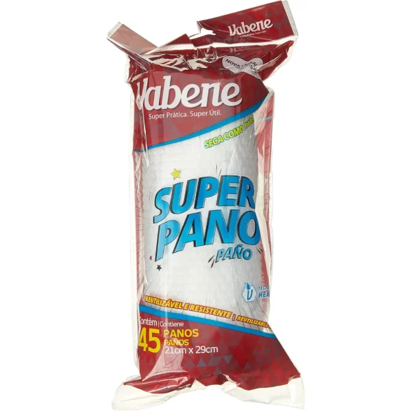 Kit 3 Super Pano Vabene 45 Panos Branco - Reutilizavel - Imagem 9
