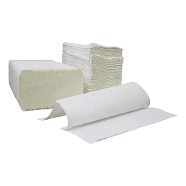 Papel Toalha Interfolha Luxo Branco Puro Ninja Duas Dobras C/ 2400 Fls - Imagem 2