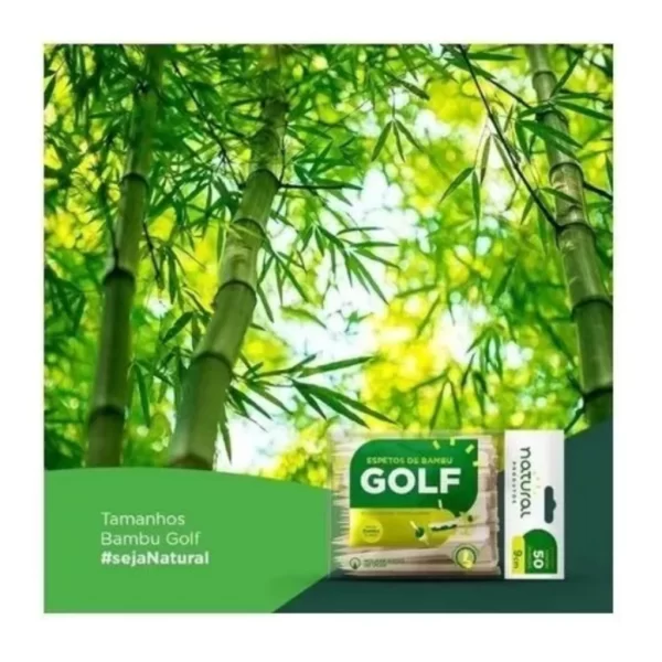 Espeto Bambu Golf Petiscos Sanduiche Lanche 9,15,18,25cm 100 Unidades - Imagem 6