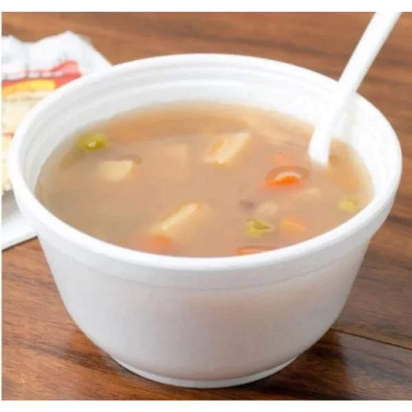 100un Pote Térmico Cumbuca Isopor 500-300ml Caldos Açai C/ Tampa - Imagem 3