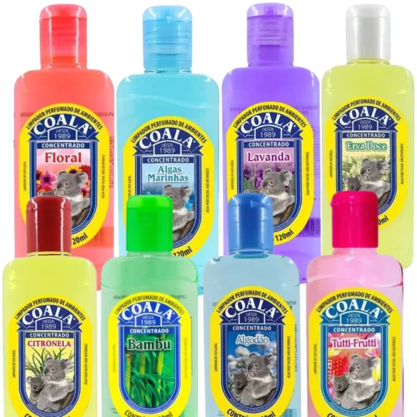 Kit De 3 Limpadores Concentrado Varios Aromas Coala 120ml