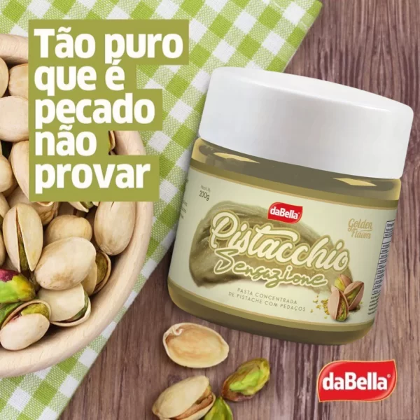 Pasta Saborizante Pistache Sensazione Dabella 200g - Imagem 3