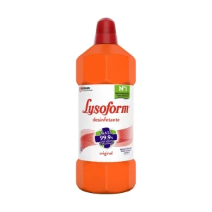 Lysoform Original, Desinfetante Líquido, Limpeza Pesada e Eficiente, 1l