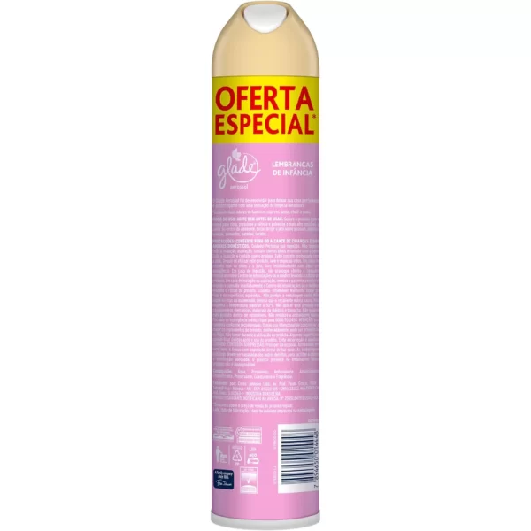 Odorizador de Ambiente Glade Aerossol Lembranças de Infância 360ml Grátis 20% de Desconto - Imagem 3