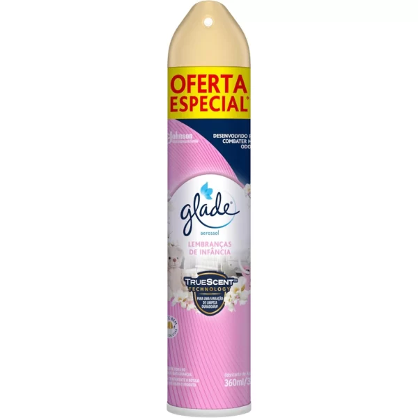 Odorizador de Ambiente Glade Aerossol Lembranças de Infância 360ml Grátis 20% de Desconto