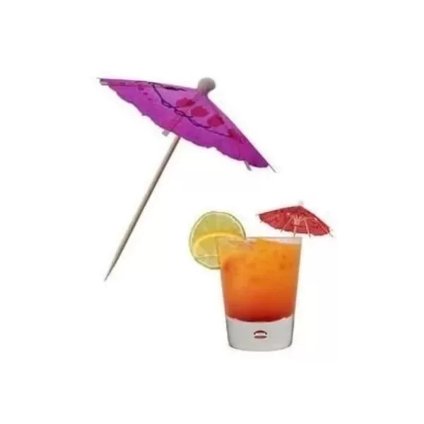 Kit c/ ate 100 Enfeite Drink/bebidas/coquetel Guarda-chuva No Palito Escolha a Quantidade - Imagem 6