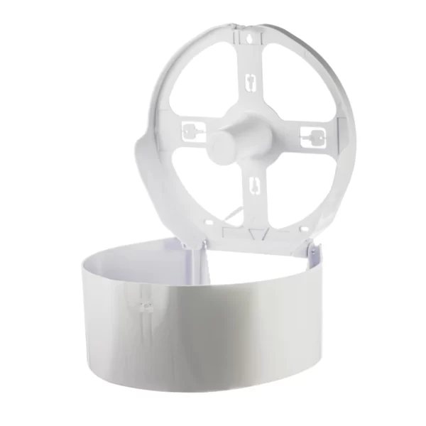 Dispenser Porta Papel Higiênico Rolao 300m Preto ou Branco - Imagem 5