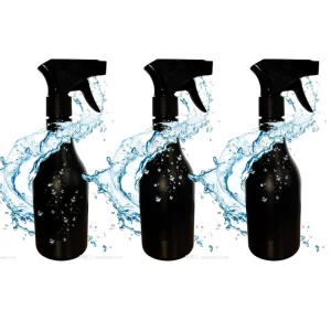 Kit Borrifador Pulverizador White And Black Premium Spray De Gatilho Manual 500ml