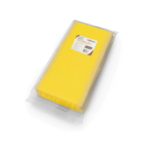 Limpeza Inteligente pano de microfibra 40x40cm cor Preto e Amarelo - Imagem 10