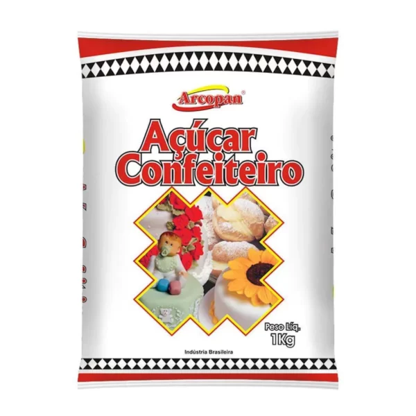 Açúcar Confeiteiro Arcolor 1kg