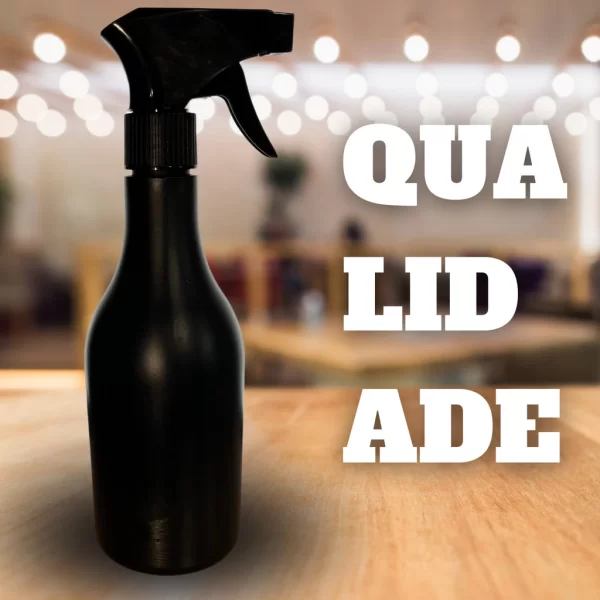 Kit Borrifador Pulverizador White And Black Premium Spray De Gatilho Manual 500ml - Imagem 7