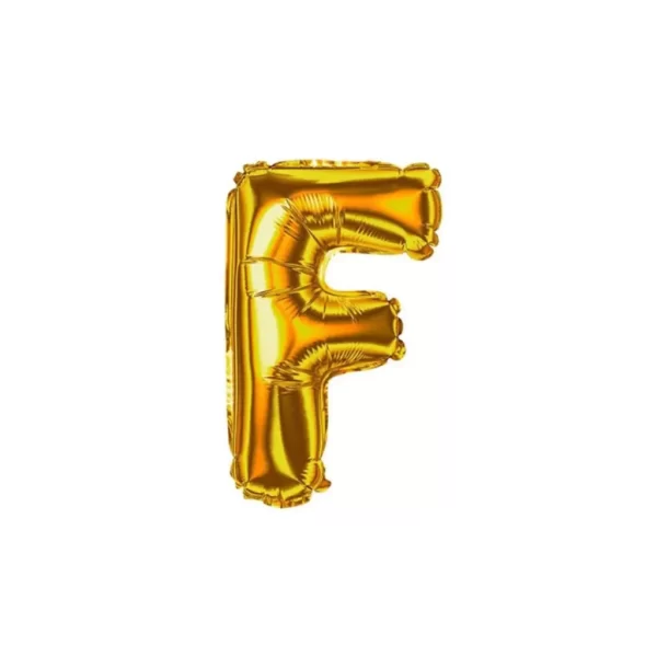 Balão Metalizado Letras Alfabeto Dourado A - Z Para Festas - Imagem 6