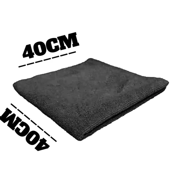 Limpeza Inteligente pano de microfibra 40x40cm cor Preto e Amarelo - Imagem 7