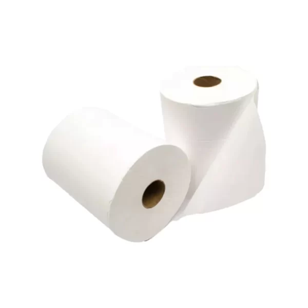 Papel Toalha Bobina 6 Rolos De 500g Branca 100% Celulose - Imagem 4