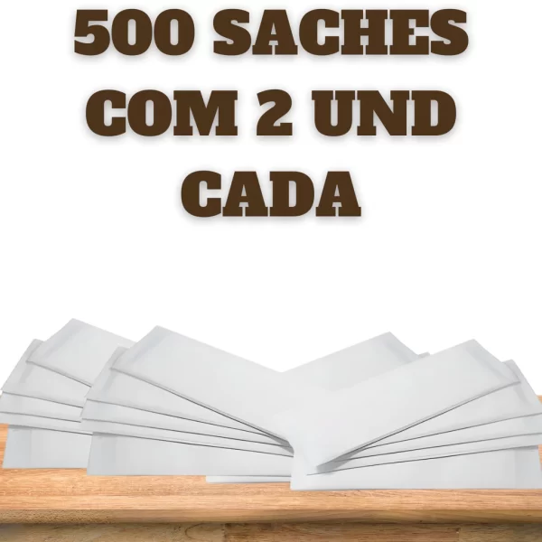 Guardanapo de Papel 20x20 Embalado - 500 Sachês com 2un - Líder