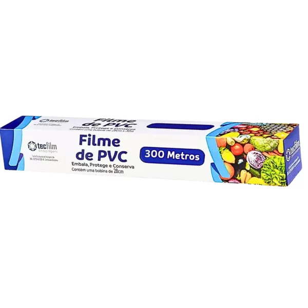 Filme Pvc Plastico 28cm X 300m Ou 100m - Rolo / Bobina 1 Un - Imagem 7