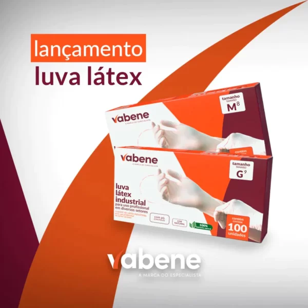 Luvas Látex com Pó Industrial Vabene - 100 unidades - Imagem 7