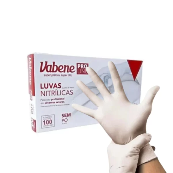 Luva Nitrílica para Procedimento Sem Pó Escolha Cor e Tamanho - 100 Unidades - Imagem 3